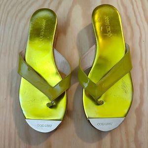 JIMMY CHOO Patent Leather Sandals